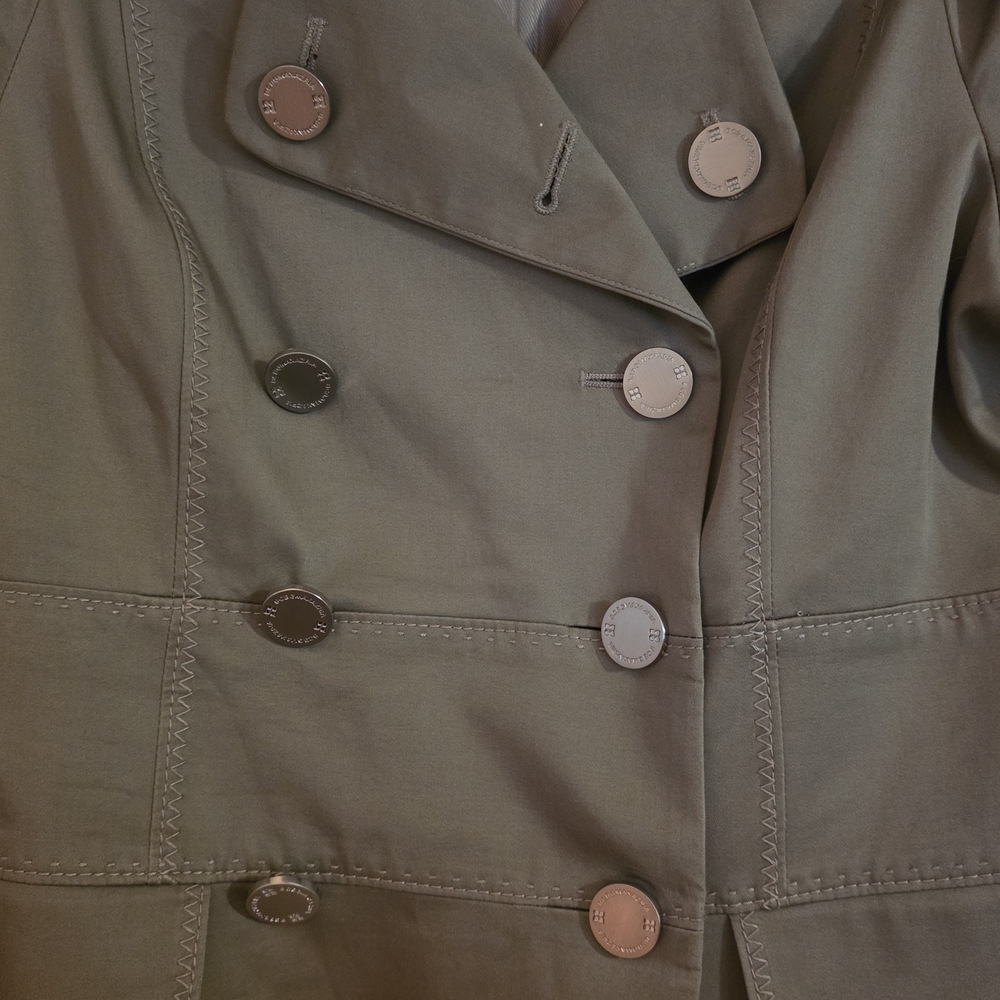 BCBGMaxAzria Khaki Double-Breasted Blazer - Picture 3 of 7